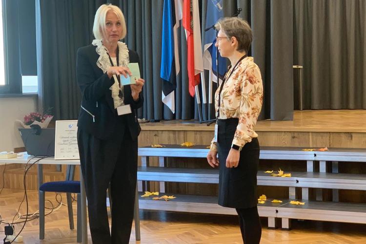 Konkursi „Eestimaa õpib ja tänab“ Tartu Aasta Gümnaasiumiõpetaja 2023 – YULIA KLOCHKOVA